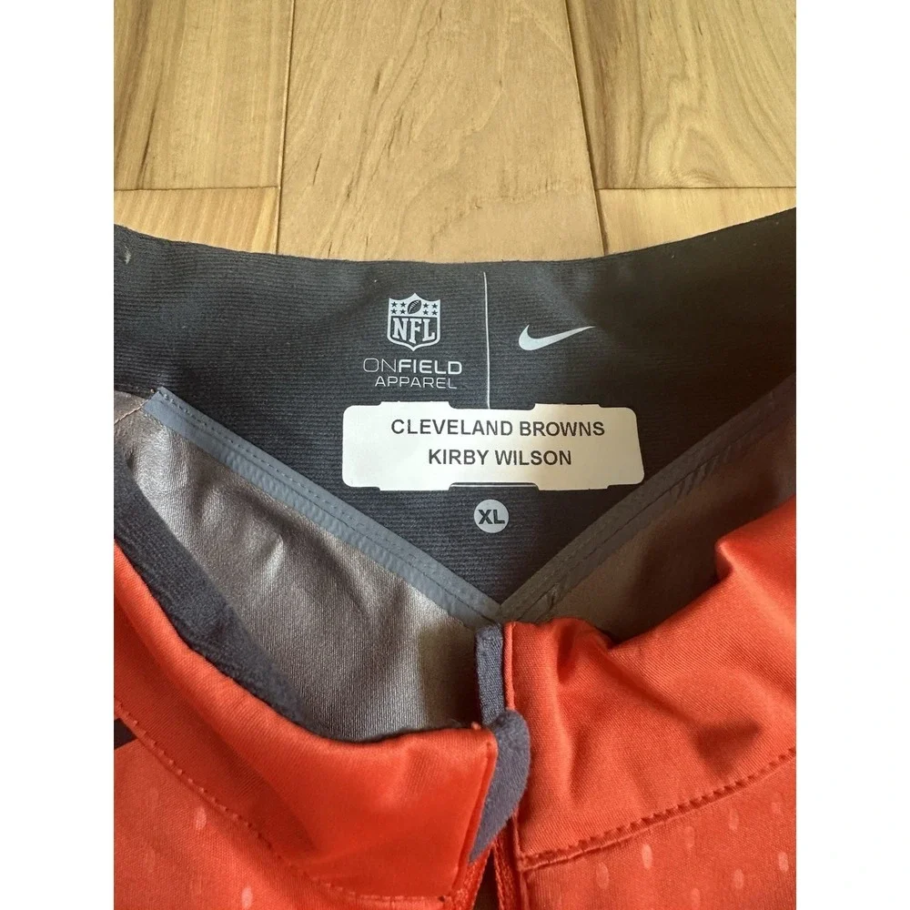 Nike Cleveland Browns Sideline Coach 1/4 Zip Jacket XL NFL Team Issued WILSON